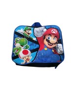 Nintendo Super Mario Bros Insulated Lunch Bag Luigi Mario Yoshi Toad Mus... - $9.00