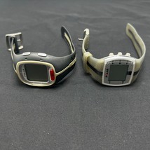 LOT OF 2 - UNTESTED Polar FT4 &amp; RS200 Digital  Wristwatches Fitness Hear Monitor - £31.02 GBP