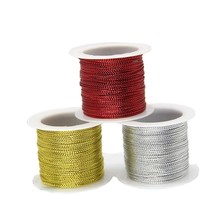 3 Rolls 196.8 Ft Tinsel String Craft Making Cord Non Stretch Jewelry Mak... - £10.17 GBP