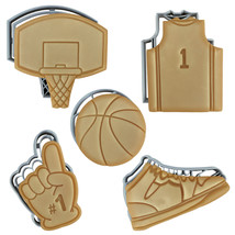 Basketball Cookie Cutter Set of 5 | Basketball Loop | Foam Finger | Bask... - £3.92 GBP+