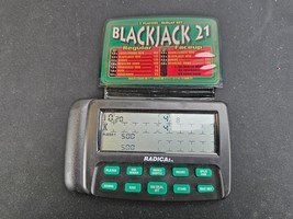  Radica Blackjack 21 Large Screen Handheld Game Model #2355 TESTED - £3.85 GBP