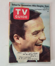 TV Guide 1967 Mike Douglas Aug 12-18 NYC Metro VG - £9.88 GBP