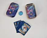 Pokemon Mini Tin Lot Mew and Psyduck Nine Tails Coin Pokemon Cards Karta... - £14.70 GBP