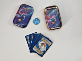 Pokemon Mini Tin Lot Mew and Psyduck Nine Tails Coin Pokemon Cards Kartangx Holo - £14.93 GBP
