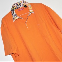 ENYCE CLOTHING Co MEN&#39;S 3XL POLO TANGERINE ORANGE ~ VG ~ Cotton  / Sean ... - £21.76 GBP