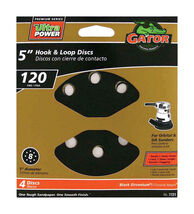 Gator 5 in. Zirconia Aluminum Oxide Hook and Loop Sanding Disc 120 Grit ... - $6.95