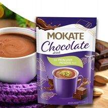Mokate instant CHCOCOLATE drink PISTACHIO flavor-120g/4.2 oz FREE SHIPPING - $10.88