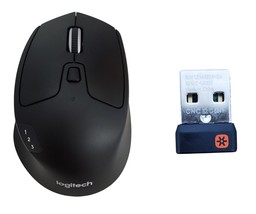 Logitech M720 Triathlon Multi-Device Wireless Mouse Fast Scroll Bluetooth or USB - £23.94 GBP