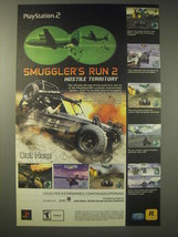 2002 Rockstar Games Smuggler&#39;s Run 2 Hostile Territory Video Game Advertisement - £14.78 GBP