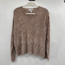 Croft &amp; Barrow Sweater Womens L Used Light Brown - £8.96 GBP