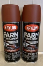 (2) Krylon Farm &amp; Implement Paint 1951 Sandable Red Oxide Primer Aerosol Spray - £15.94 GBP