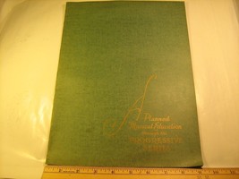 Vintage Booklet Progressive Series Planned Musical Education 1940&#39;s? [Y112] - £11.30 GBP