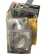 Prime Line Pocket Door Privacy Lock &amp; Pull 3-3/4&quot; tall Satin Nickel N 73... - $12.03 CAD