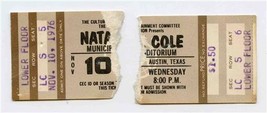 Natalie Cole Concert Ticket Stubs Municipal Auditorium Austin Texas May ... - £14.21 GBP