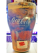 Vintage - 1998 COCA COLA Glass Shaped metal Tin  - €11,15 EUR