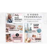 Youtube Channel Kit for Canva Blush - $11.00