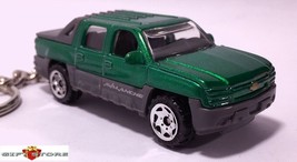 Rare Key Chain Green Chevy Avalanche Sut Chevrolet Truck Custom Limited Edition - £35.87 GBP
