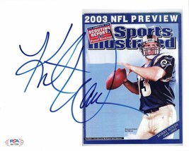 Kurt Warner Signed 8x10 Photo PSA/DNA Rams Autographed - £54.81 GBP