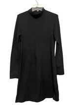 Title Nine Stretch Getaway Mock Turtleneck Long Sleeve Dress Size Medium... - $32.22