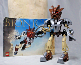 LEGO Bionicle Mata Nui Toa Nuva of Stone 8568: Pohatu Nuva with Manual Retired - £19.83 GBP