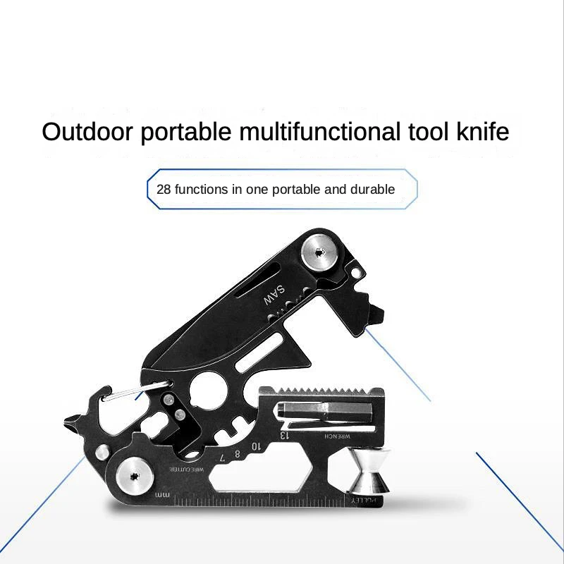 EDC Outdoor Multifunctional Folding Combination Tool Knife Portable Camping - £17.94 GBP