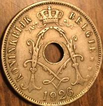 1926 Belgium 25 Centimes Coin - £1.31 GBP