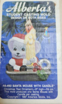 VTG 1987 Alberta&#39;s Student Ceramic Casting Mold A-493 Santa Mouse with C... - £23.29 GBP