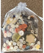 1.2# Bag of Buttons ~ Multicolor ~ Various Sizes ~ Vintage &amp; Modern Butt... - £17.65 GBP