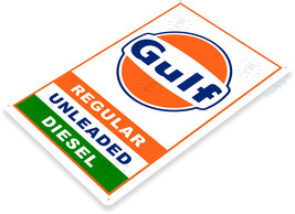 Gulf Motor Oil Logo Gas Station Garage Shop Retro Wall Décor Metal Tin S... - £9.40 GBP