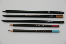 5 Hotel Pencils Sofitel Radisson Blu Collection MGallery Pencil Lot Set - $12.99