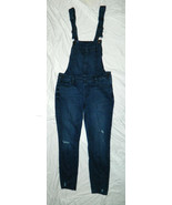 Youth Girls Classic Refuge Brand Blue Denim Overalls size 12 / 30x29 - £18.98 GBP