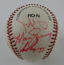 Jack Buck Dennis Eckersley +5 Team Signed ONL Baseball 1996 St Louis Car... - $148.49