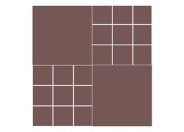 Mexican Mission Cement Tile Solid Handcrafted 10 sqf - Chocolate - 8x8&quot; - $2,248.15 MXN
