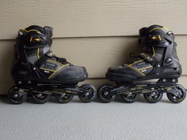 Roller  Derby Aerio Q-60 Men&#39;s Inline Skate Black Size 9 Model #1259 No Brake - £36.05 GBP