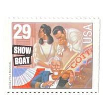 Show Boat 1993 USPS Stamp Legends American Musical Theater Mint Gummed Unused - $3.47