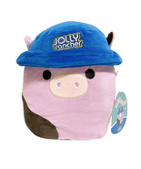 Squishmallow 8 Inch Alexie Plush Toy Cow with Jolly Rancher Hat New w/tag - $18.61