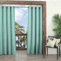 Waverly Sun N Shade Key Largo Curtain Panel (84 Inches - Aqua) - $37.00