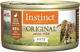 Instinct Original Grain Free Real Duck Recipe Natural Wet Canned Cat Food, 3 oz. - £56.49 GBP