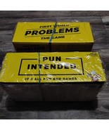 First World Problems &amp; Pun Intended Party Card Games Bundle 4-12 Adults ... - $34.78