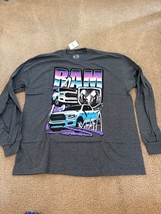 Dodge Ram Truck T Shirt Mens L/XL Dark Gray Neon Long-sleeve Tee NWT - $19.31