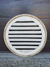 23.5&quot; Diameter - Round Farmhouse Wood, Cathedral Window, Distressed - £35.99 GBP