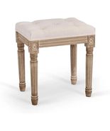 Elegant Vintage Ottoman Stool Grey - $137.84