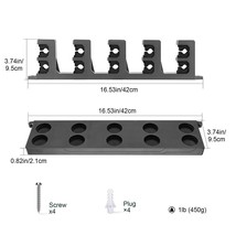 Fishing Rod Rack Vertical Wall Mount Rod Rack Holds Up to 10 Rods for Fishing Ro - £66.40 GBP