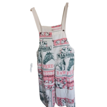 Flour Sack Horse Garden Hippie Overalls Coveralls Cottage Core Boho One SZ - $103.95