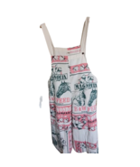 Flour Sack Horse Garden Hippie Overalls Coveralls Cottage Core Boho One SZ - $142.17 CAD