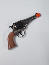 Mustang Metal Western Revolver 8 Shot Ring Cap Gun Metal Diecast Made in... - $22.99