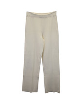 The Row Knit Straight Leg Pants In Polyester Women Cream S - £96.96 GBP