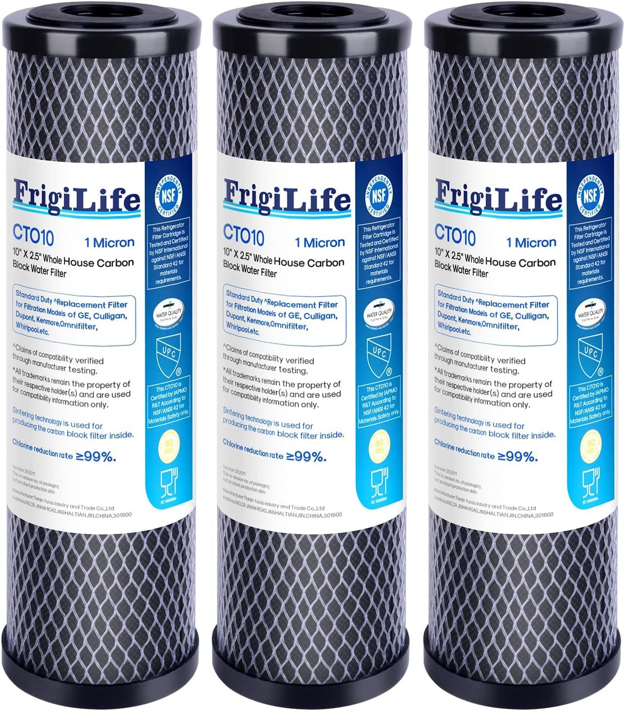 Whole House Cto Carbon Sediment Water Filtration System, 3, Whwc, And Fx... - $34.95