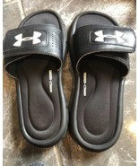 Under Armour Youth Slides Flip Flops 4-D Foam Size 4 Y Black - $203.19 MXN