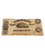 1861 Confederate States Note T-9 in Fine Condition - $203.23 CAD